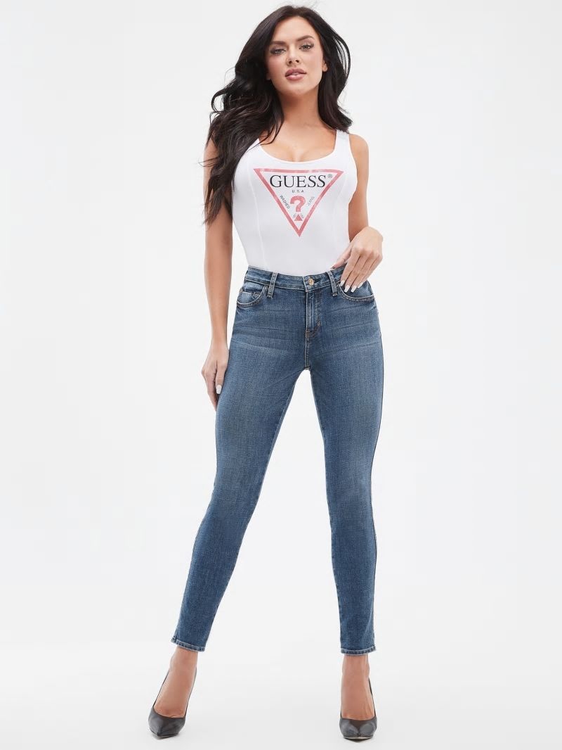 Guess Sexy Curve Skinny Jeans - Blue Fog Wash