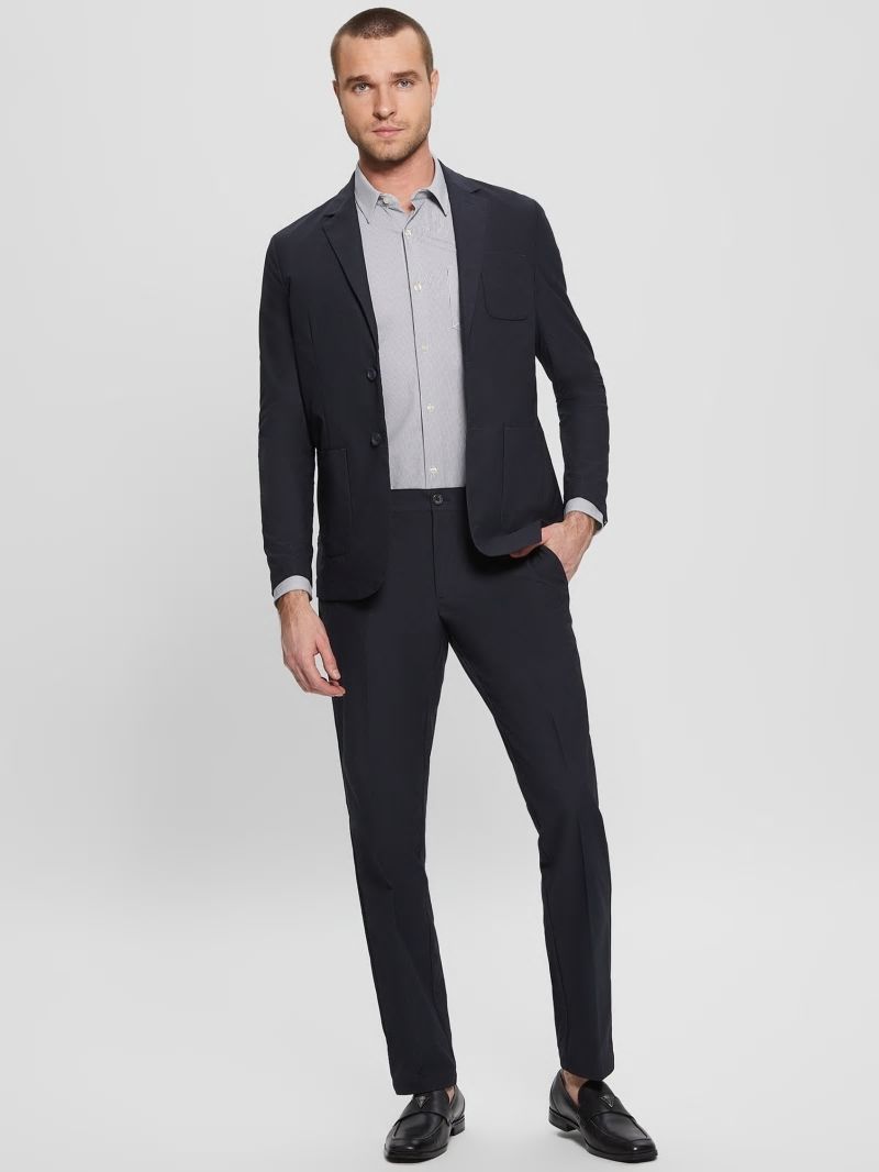 Guess Myron Tech-Stretch Blazer - Bleu éLéGant