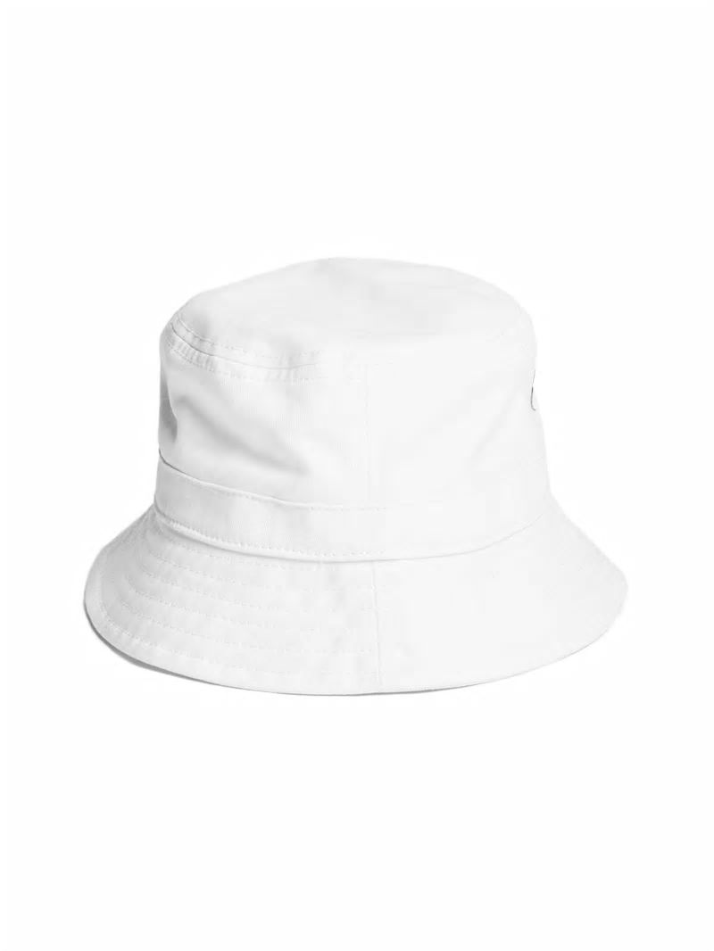 Guess Logo Bucket Hat - White