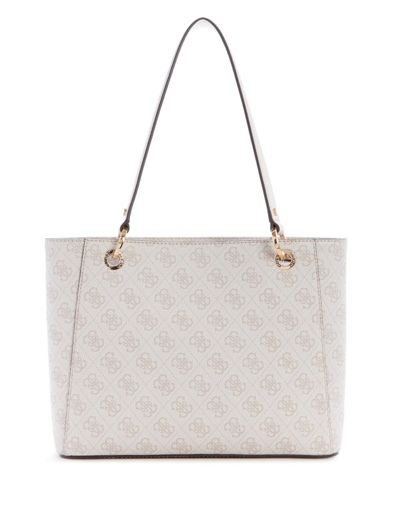 Guess Noelle Quattro G Small Noel Tote - Dove Logo