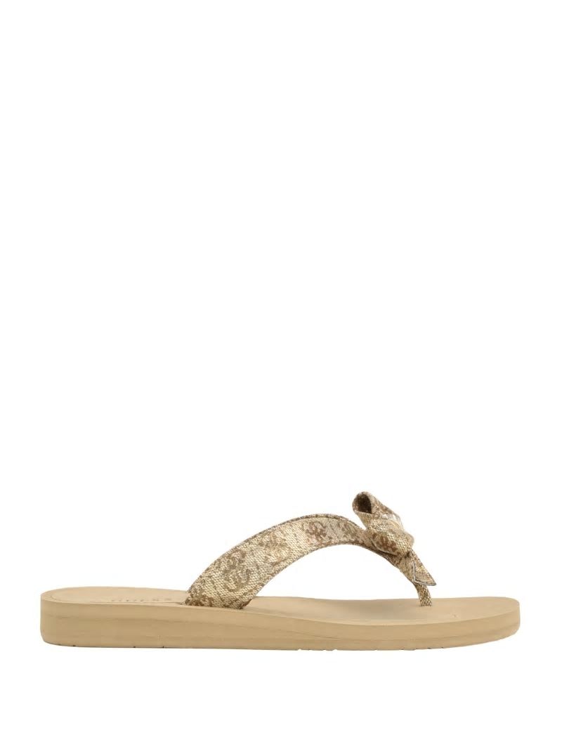 Guess Tuta Bowtie Sandals - Gold