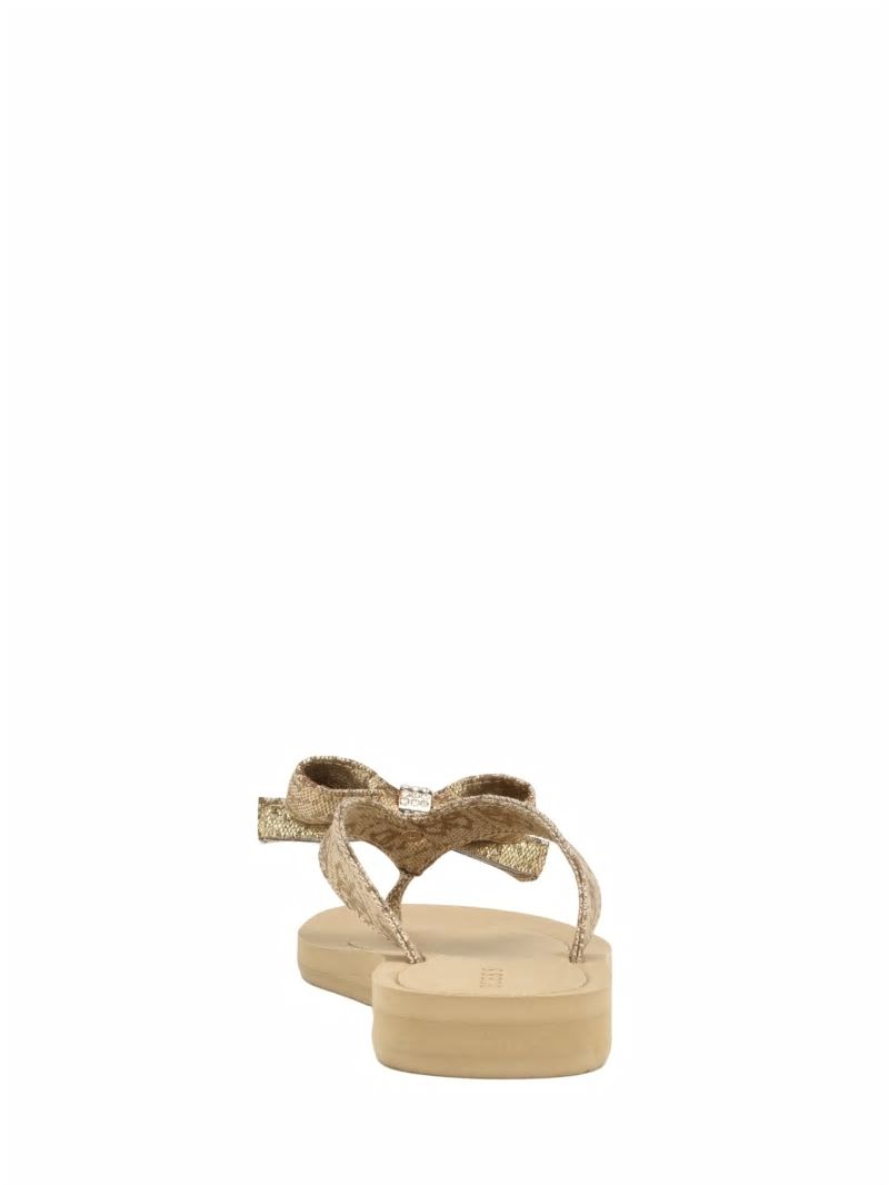 Guess Tuta Bowtie Sandals - Gold