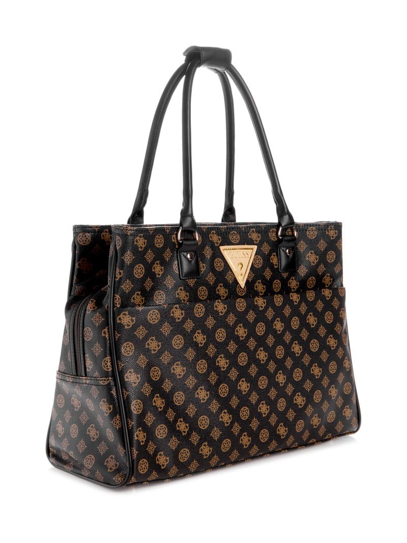 Guess Wilder Peony Shopper Tote - Brown