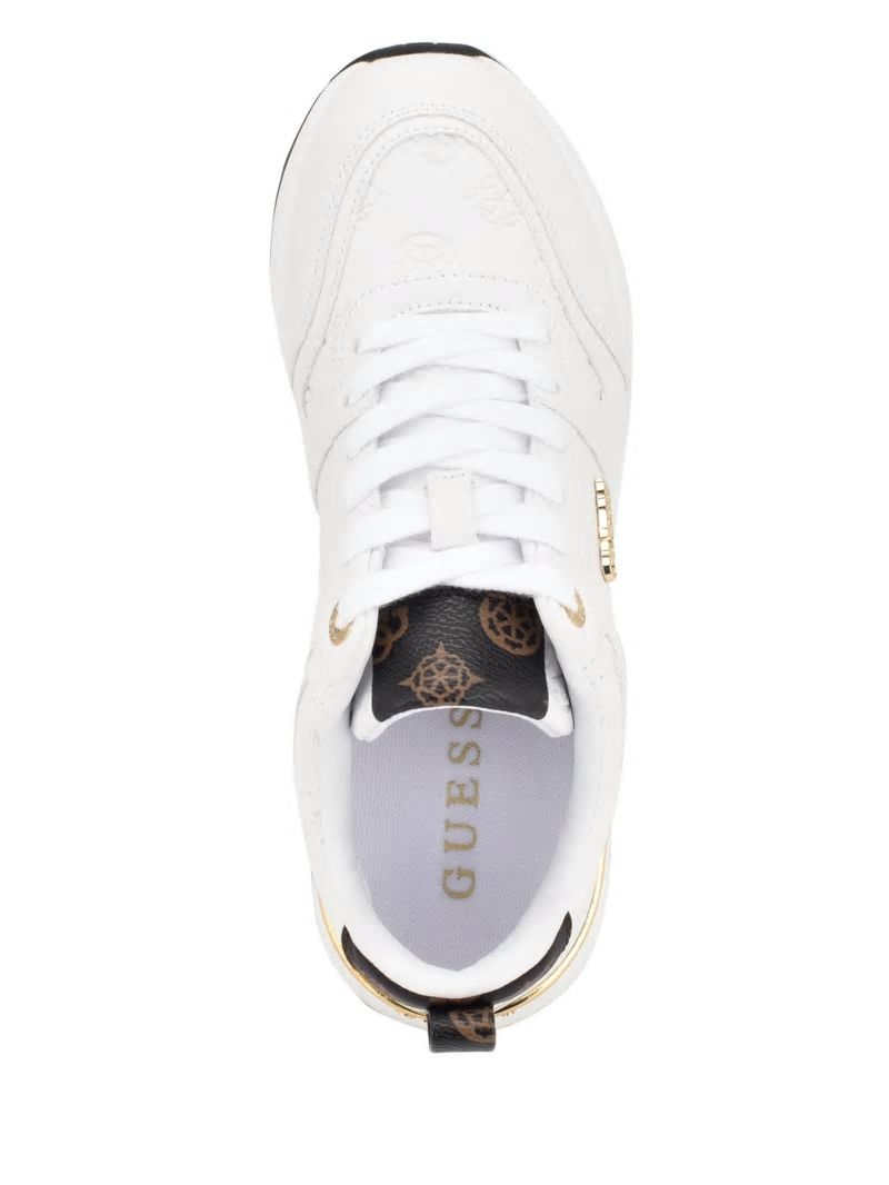 Guess Kadlin Logo Sneakers - Wht Floral