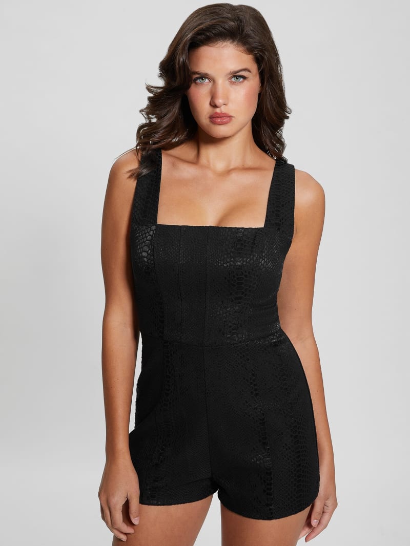 Guess Gemi Sleeveless Romper - Black