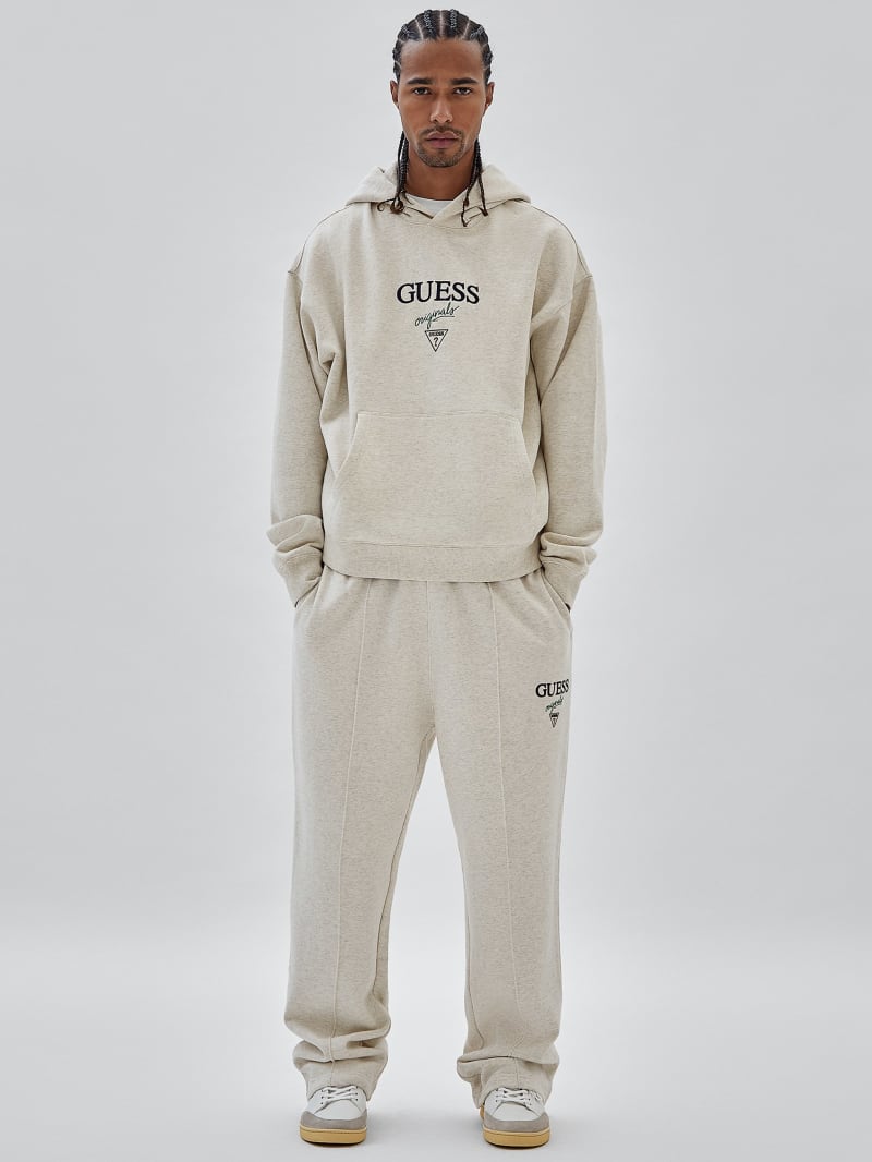 Guess GUESS Originals Heather Logo Joggers - Eli Aged Heather