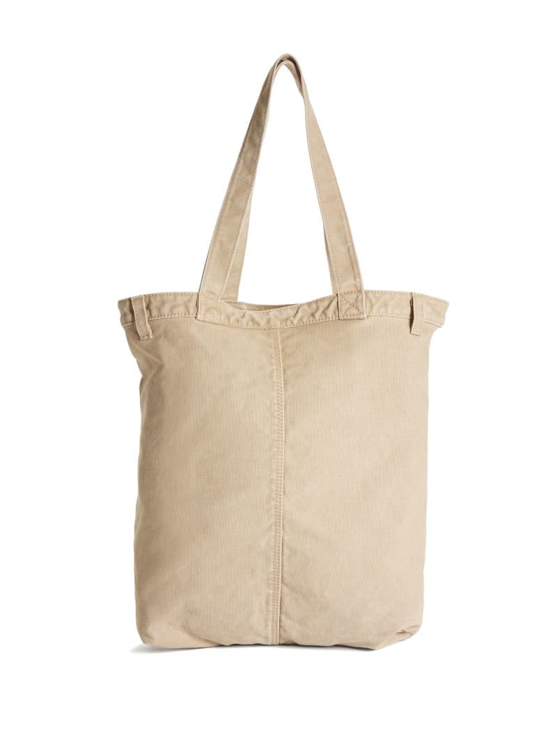 Guess GUESS Originals Canvas Tote - Washed Brown Canvas