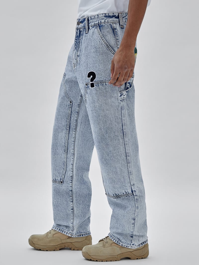 Guess GUESS Originals x Market Carpenter Pants - Go Market Acid Wash