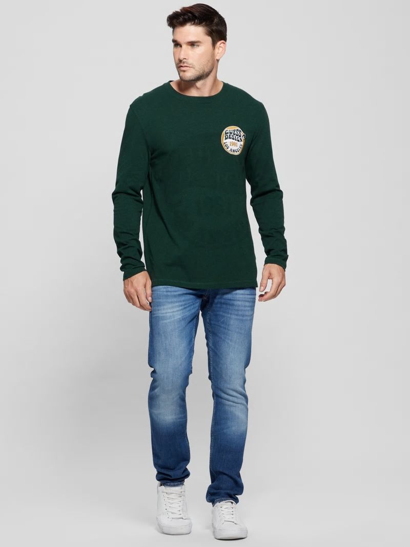 Guess Eco GUESS Crewneck Patch Tee - Alpine Grove