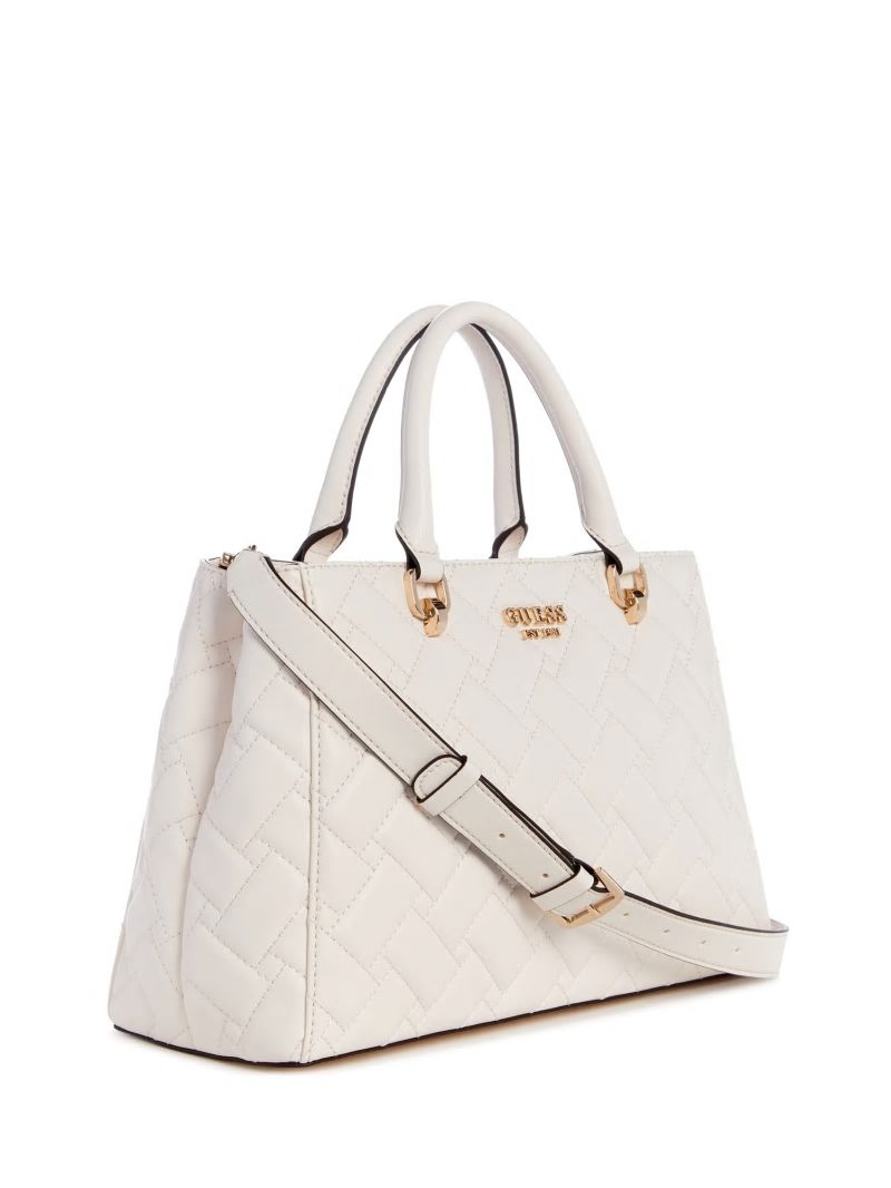 Guess Alanna Girlfriend Satchel - Ivory