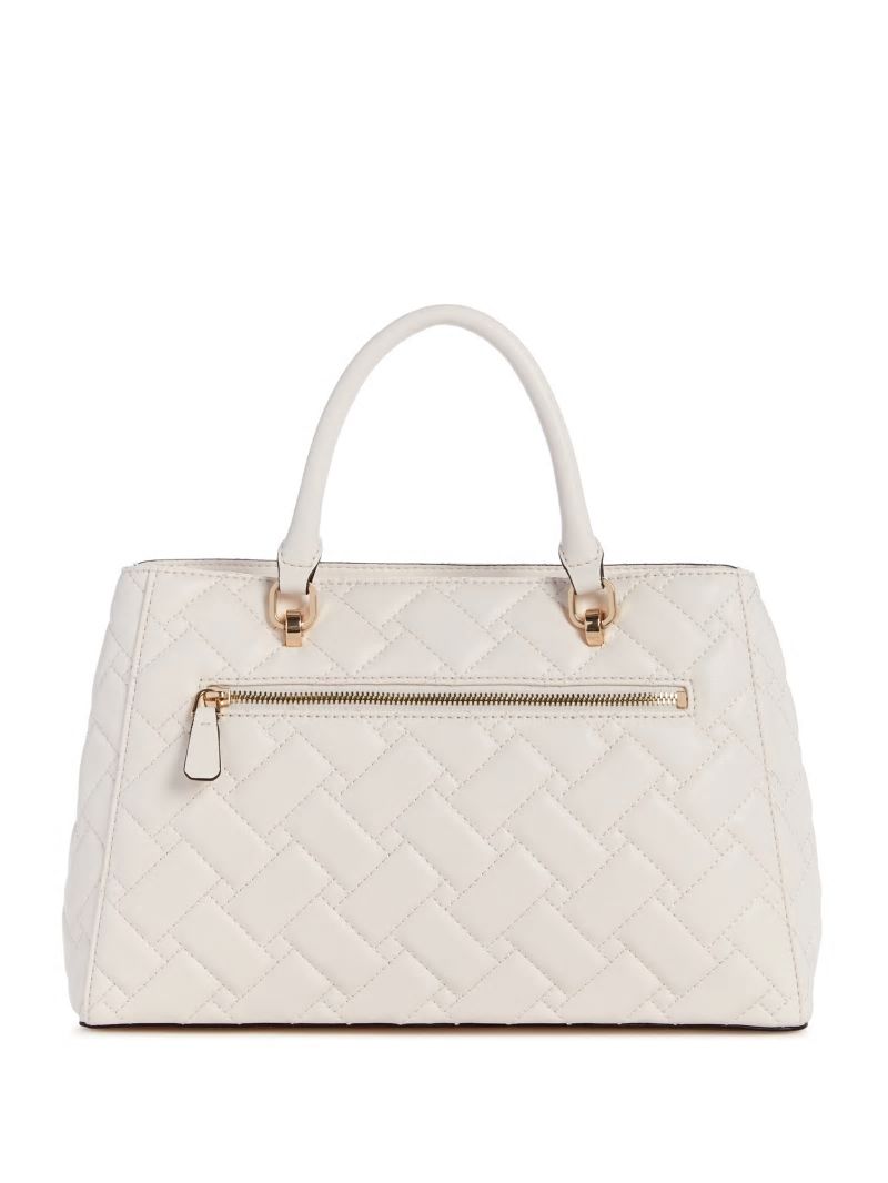 Guess Alanna Girlfriend Satchel - Ivory