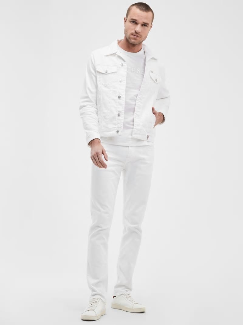 Guess Eco Tapered Jeans - Optic White