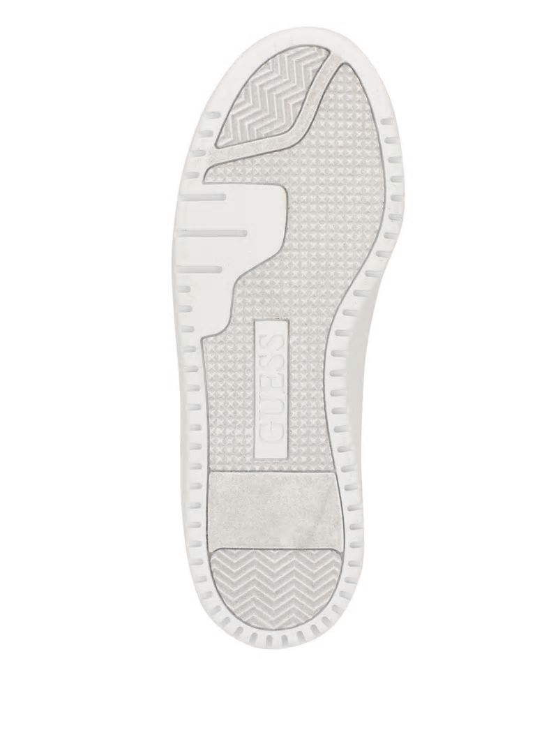 Guess Miram Two-Tone Sneakers - White Silver