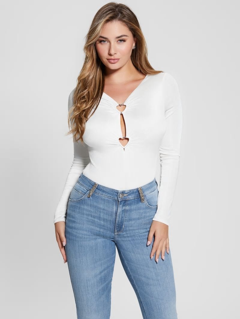 Guess Allura Bodysuit - Cream White