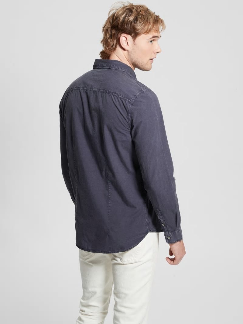 Guess Sunset Washed Shirt - Bleu éLéGant