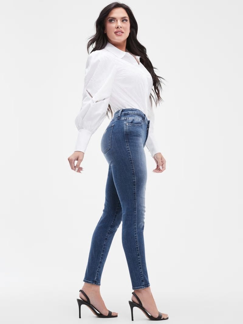 Guess Eco Sexy Curve Mid-Rise Skinny Jeans - Carnaby Indigo