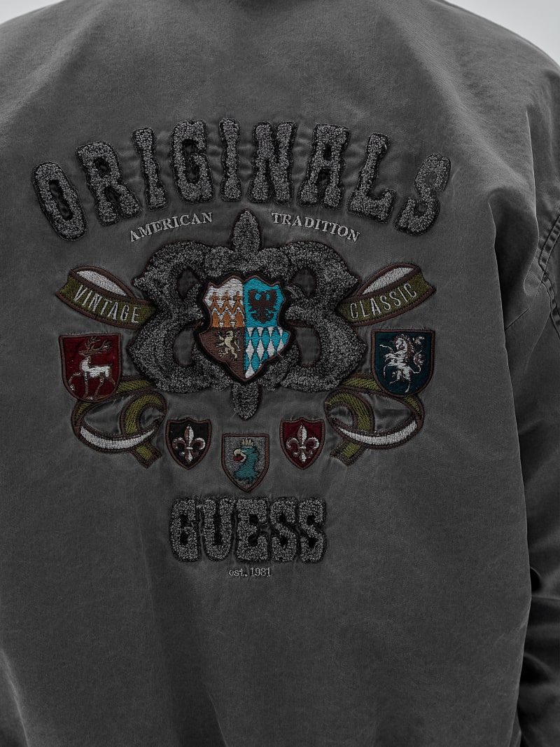 Guess GUESS Originals Nylon Jacket - Jet Black Multi