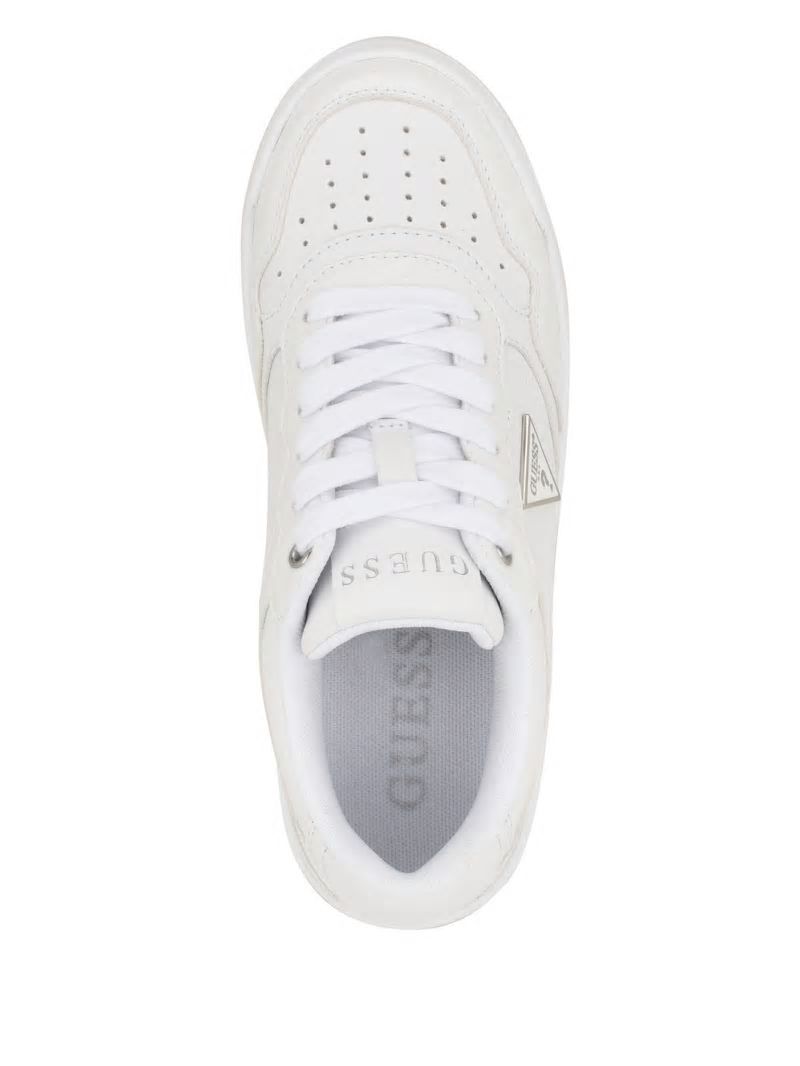 Guess Miram Two-Tone Sneakers - White