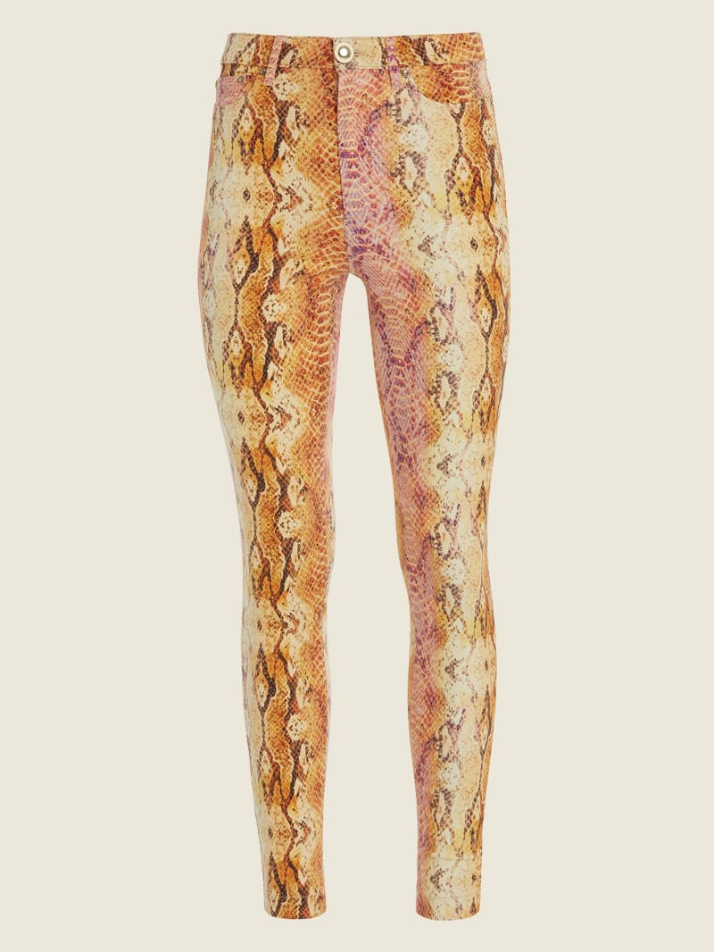 Guess Snakeskin Stiletto No. 97 Skinny Jean - Sonora Skin