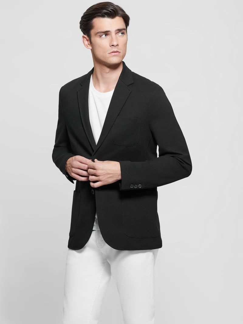 Guess Eco Tyron Tech-Stretch Blazer - Black