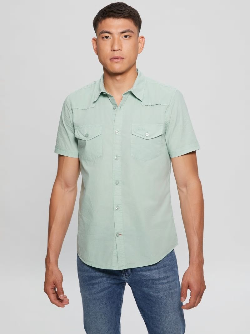 Guess Nottingham Shirt - Soft Mint