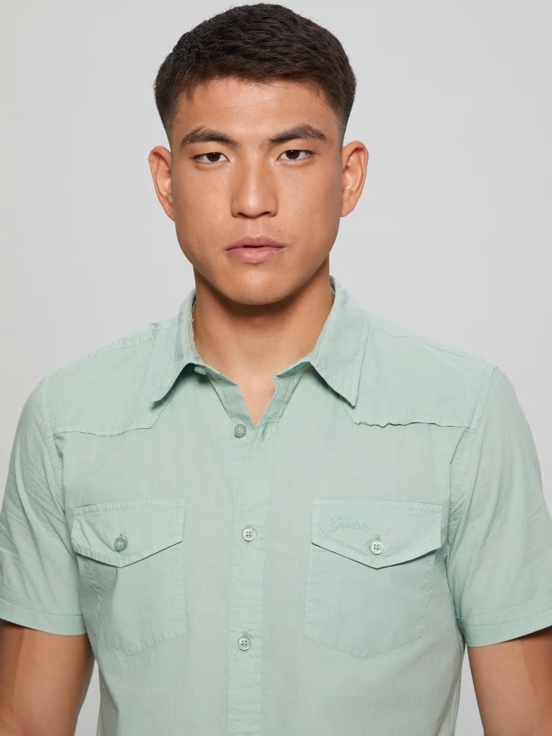 Guess Nottingham Shirt - Soft Mint