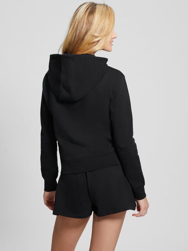 Guess Eleanora Zip Hoodie - Black