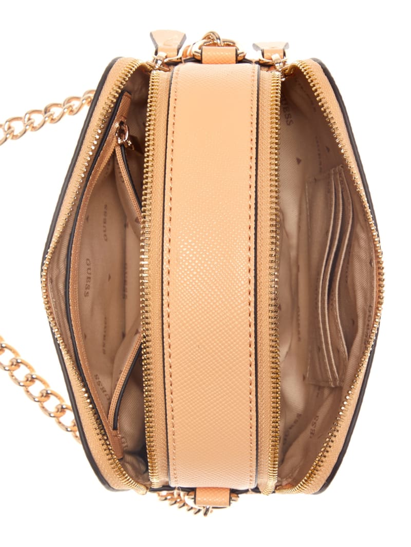 Guess Noelle Camera Crossbody - Apricot Cream