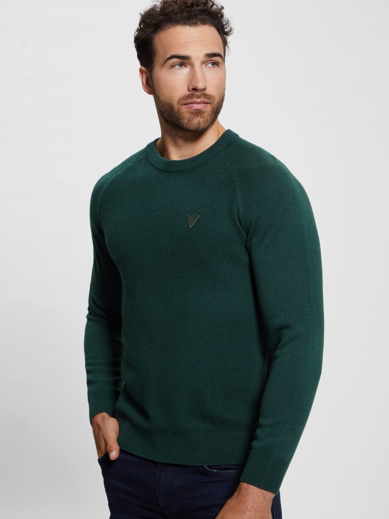 Guess Eco Alec Wool-Blend Sweater - Alpine Grove