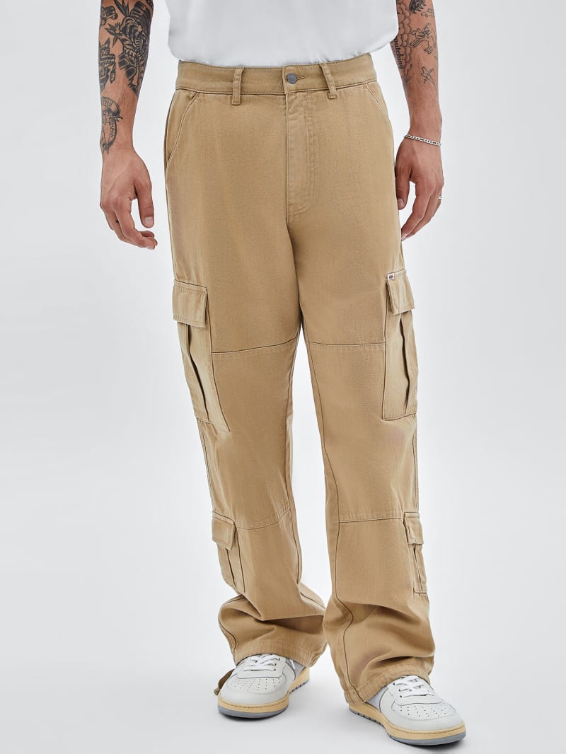 Guess GUESS Originals Cargo Pants - Tan