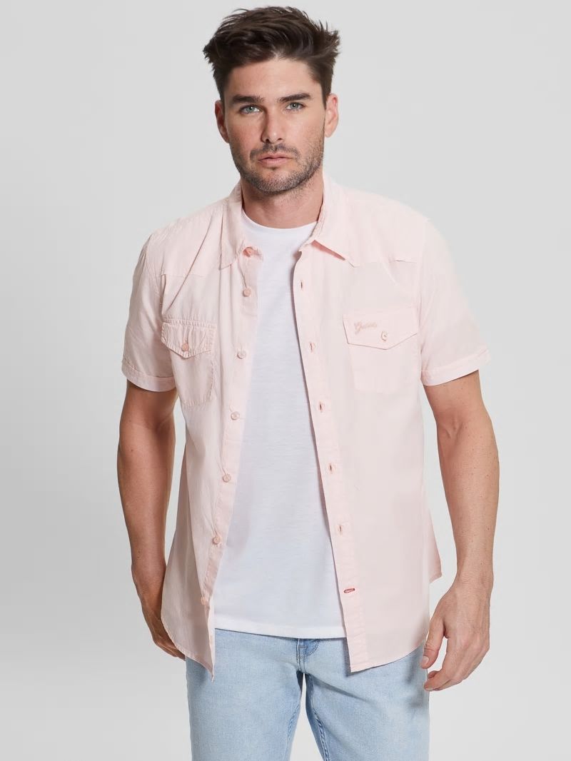 Guess Nottingham Shirt - Blush Cotton