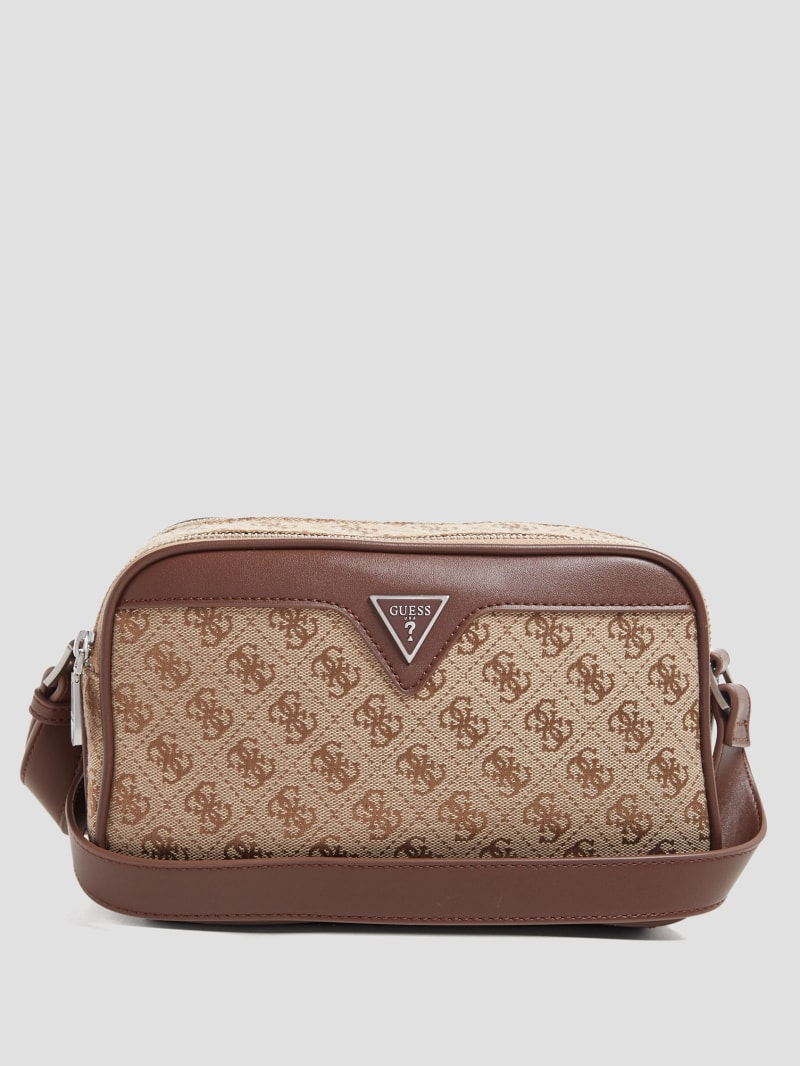 Guess Vezzola Jacquard Camera Bag - Bamboo