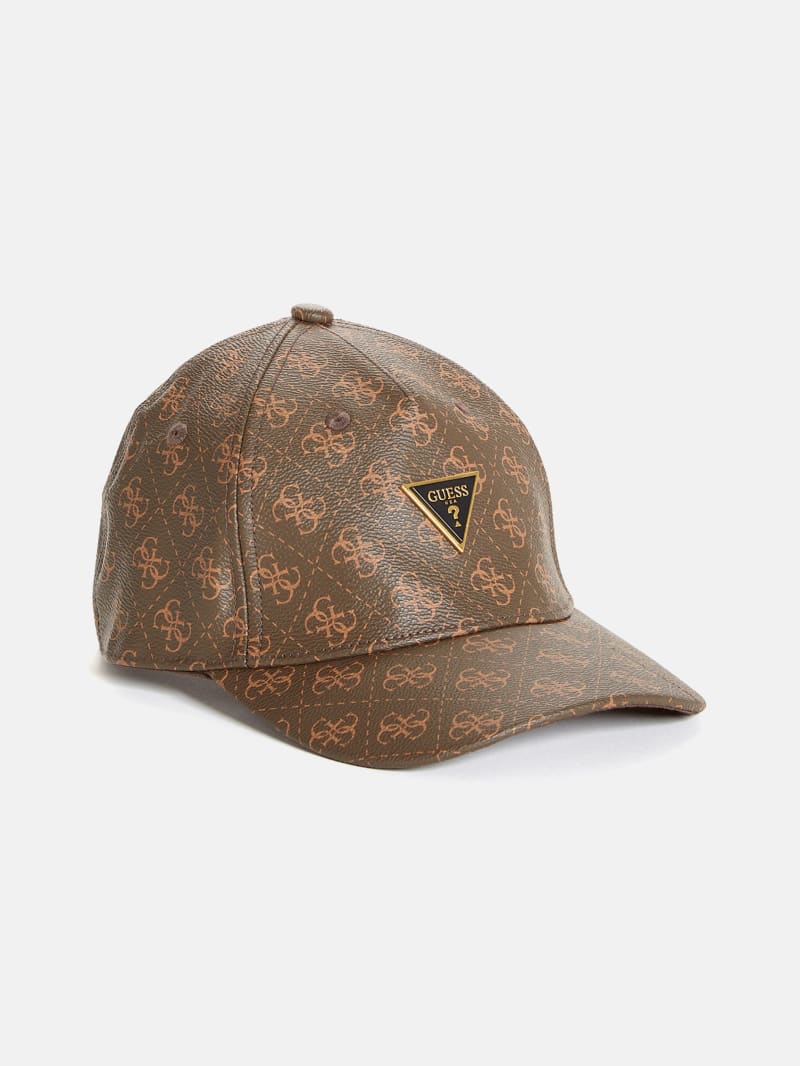 Guess Vezzola Baseball Hat - Brown/Mustard