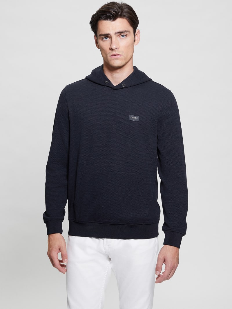 Guess Eco Tech Stretch Hoodie - Bleu éLéGant