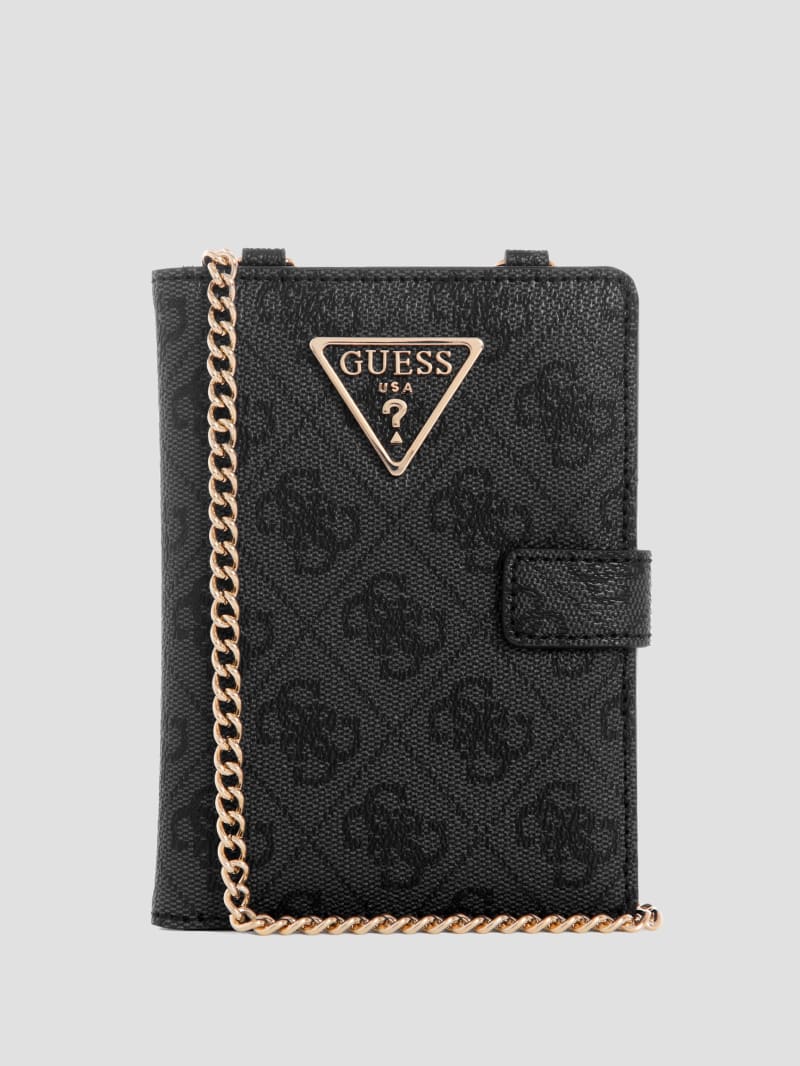 Guess Laurel Chain Passport Case - Cloud Wash