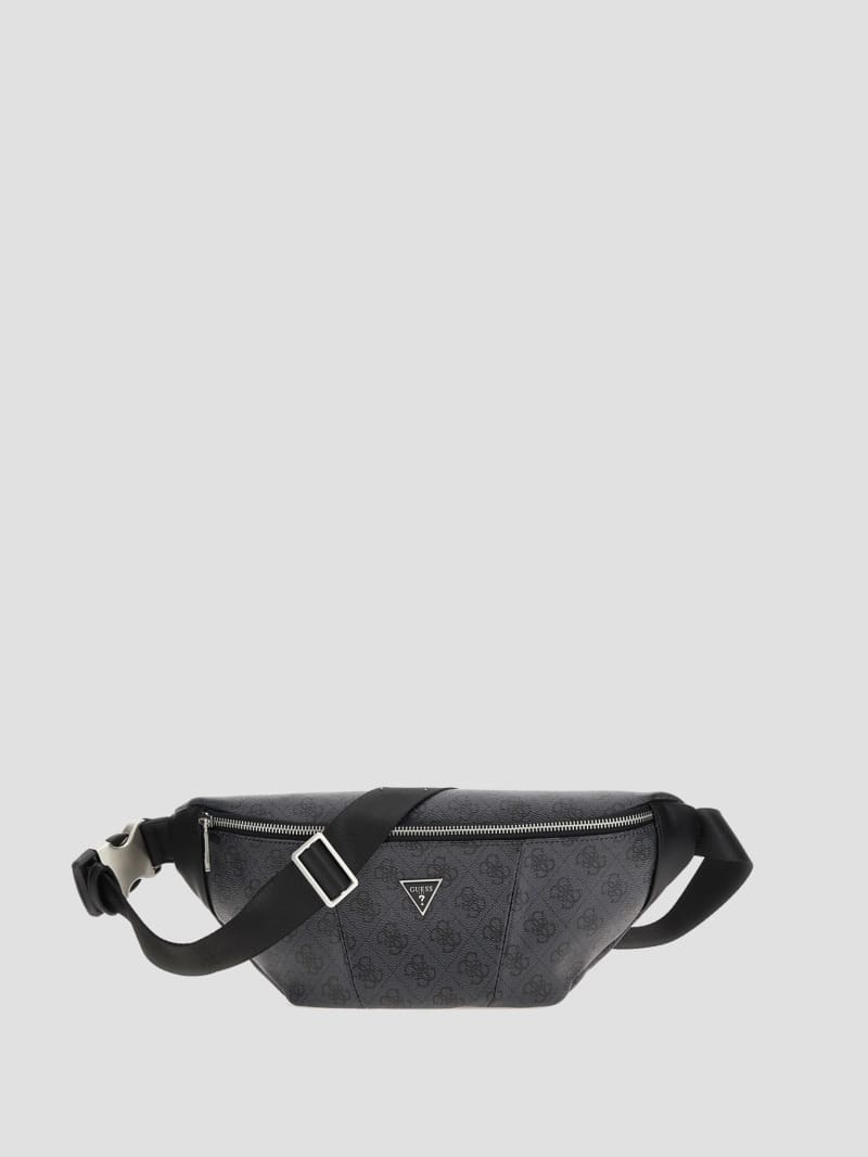 Guess Vezzola Eco Quattro G Bum Bag - Black