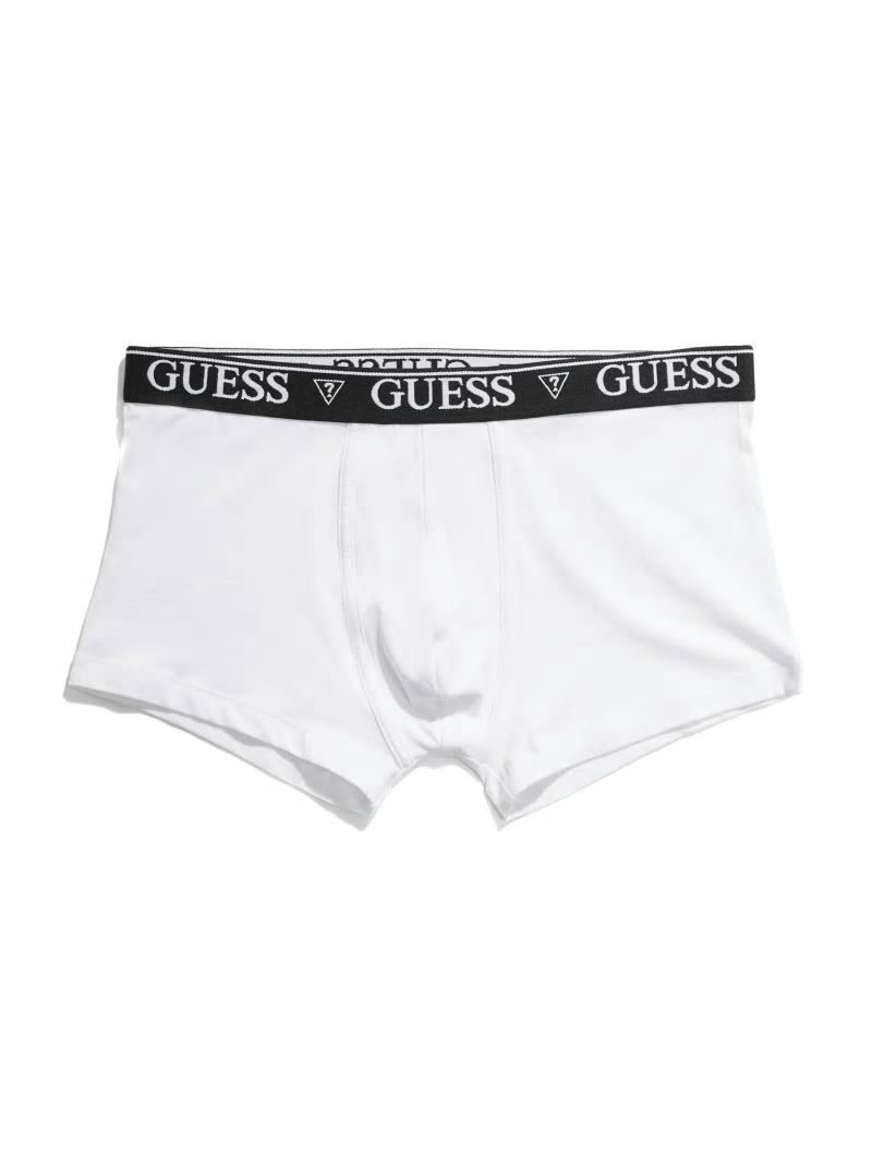 Guess Logo Band Boxer Briefs - White