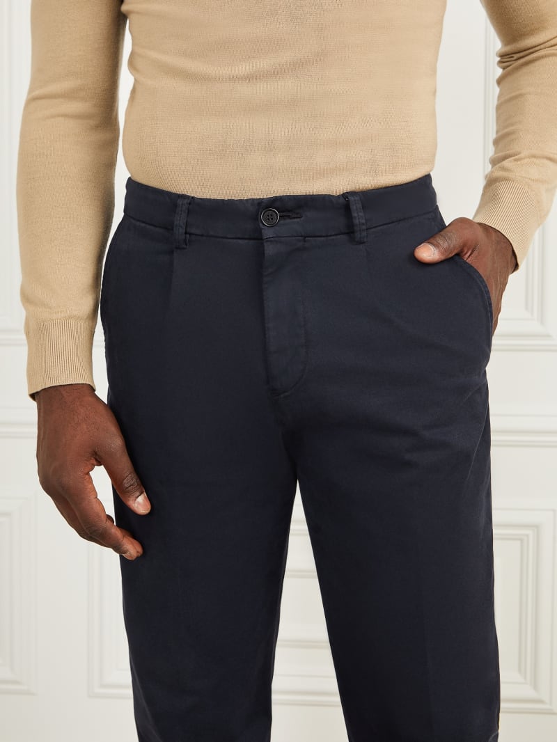 Guess Ethan Twill Roll-Up Chino Pant - Bleu éLéGant