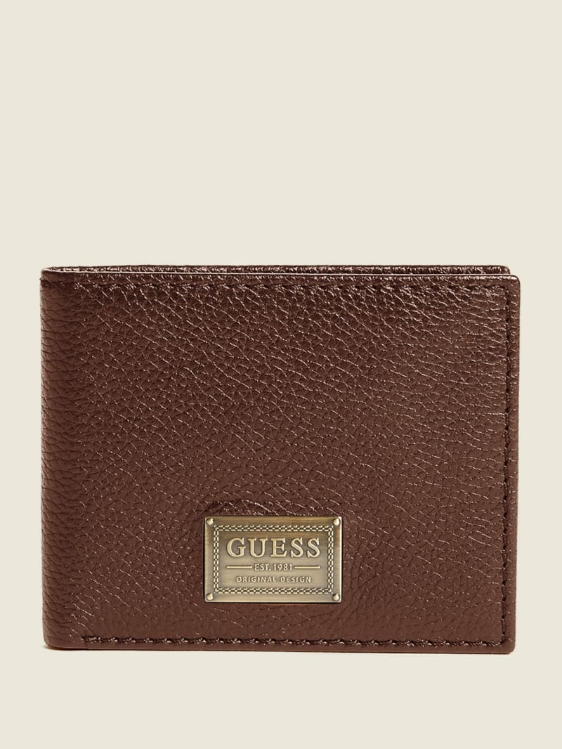 Guess Bishop Bifold Wallet - Brown