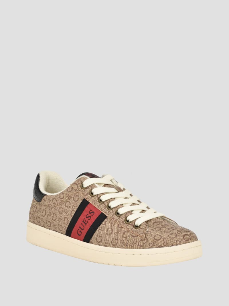 Guess Lomynz Logo Sneakers - Light Brown