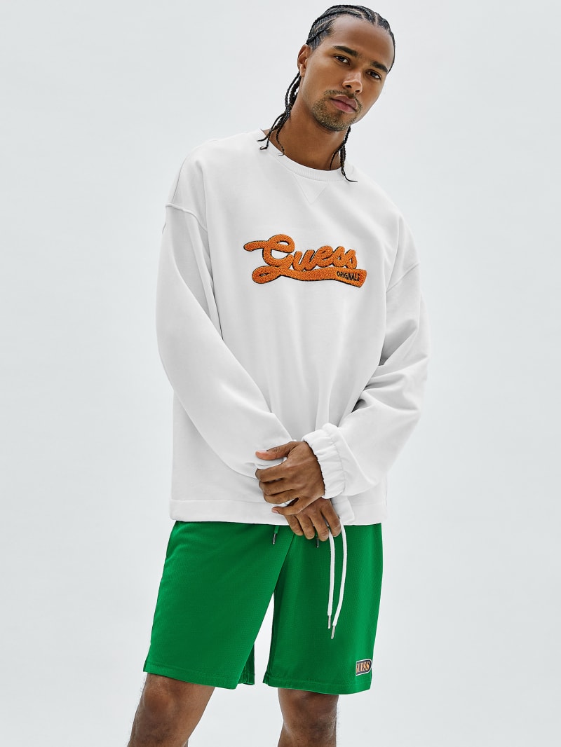 Guess GUESS Originals Drawstring Sweatshirt - Pure White