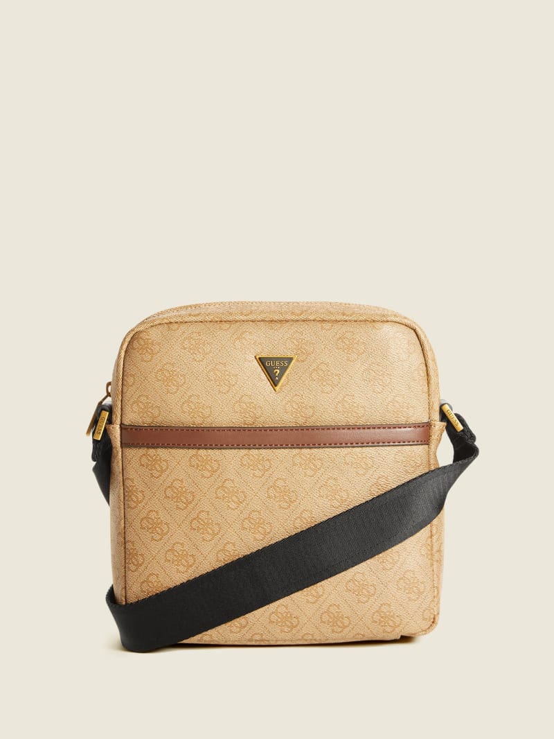 Guess Vezzola Flat Crossbody - Bamboo