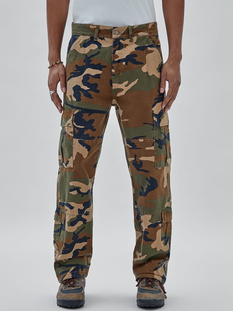 Guess GUESS Originals Ripstop Cargo Pants - Surplus Camo