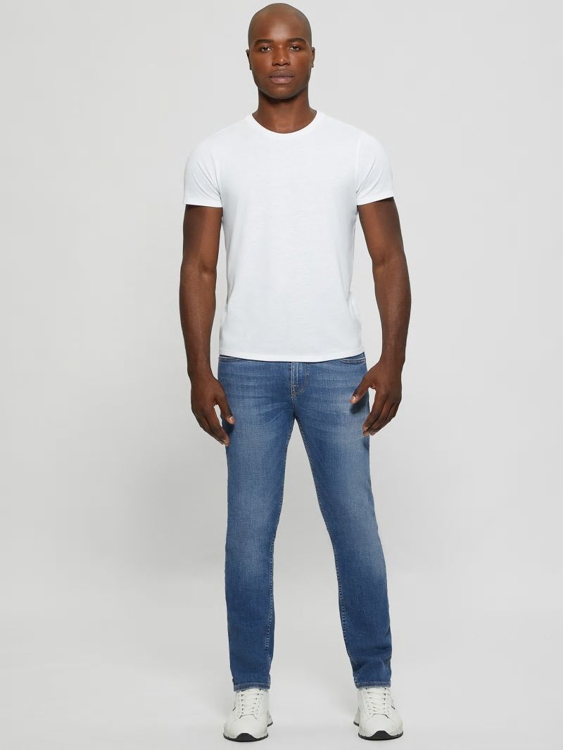 Guess Eco Low-Rise Slim Straight Jeans - Brasco