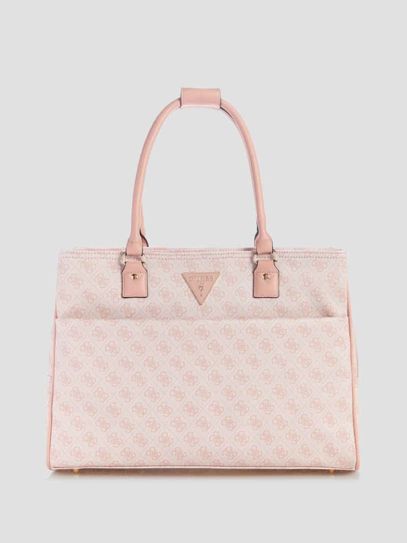 Guess Jesco Quattro G Shopper Tote - Rose Pink