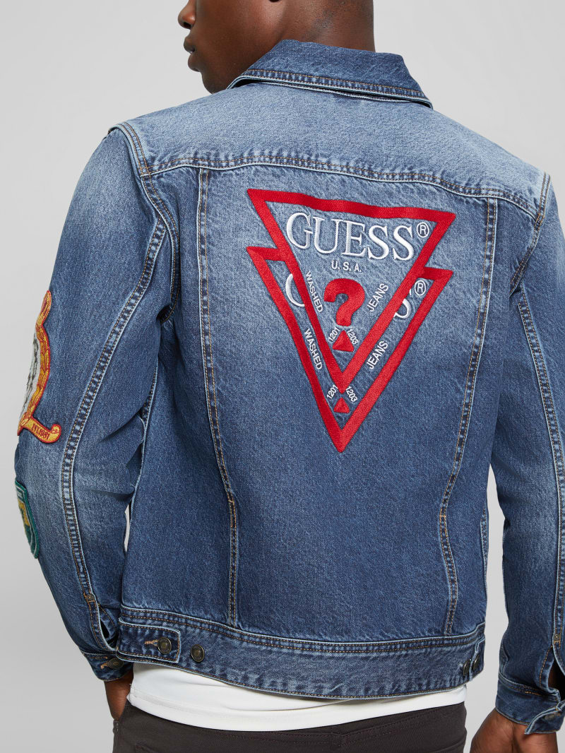 Guess Dean Signature Denim Jacket - Clubhouse