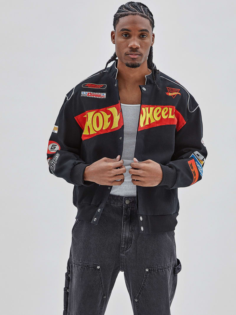 Guess GUESS Originals x Hot Wheels Racing Jacket - Black