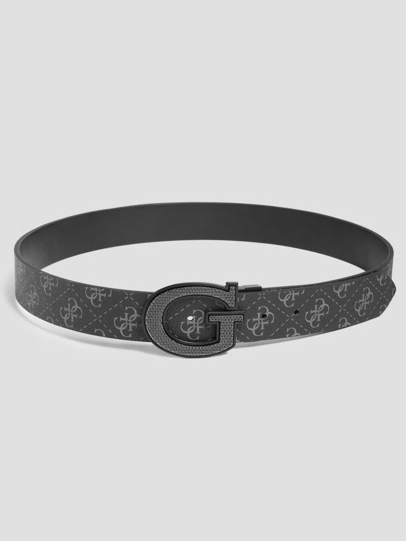 Guess Reversible G Logo Buckle Belt - Black