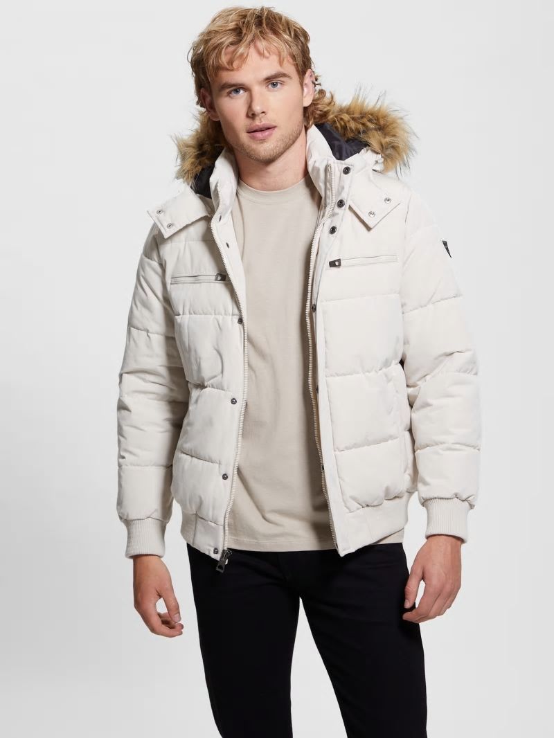 Guess Heavy Flight Puffer Jacket - Dreamy Moon