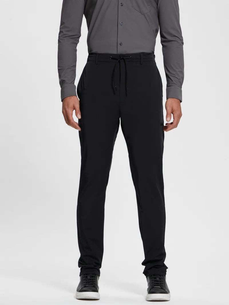 Guess Slim Chino Pants - Black